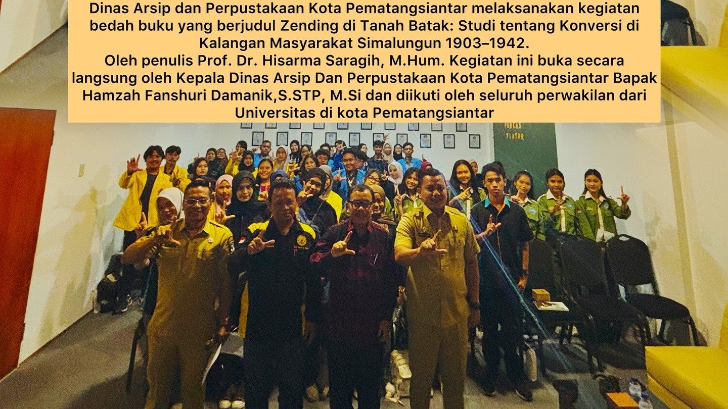 Bedah Buku Berjudul Zending di Tanah Batak