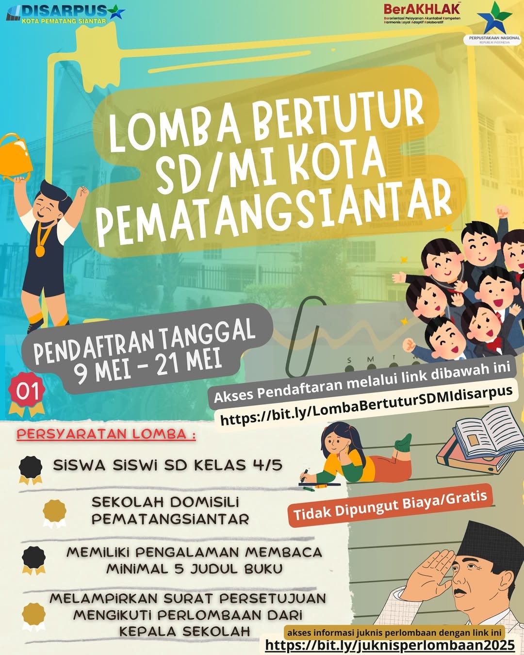 Lomba Bertutur SD/MI Kota Pematangsiantar