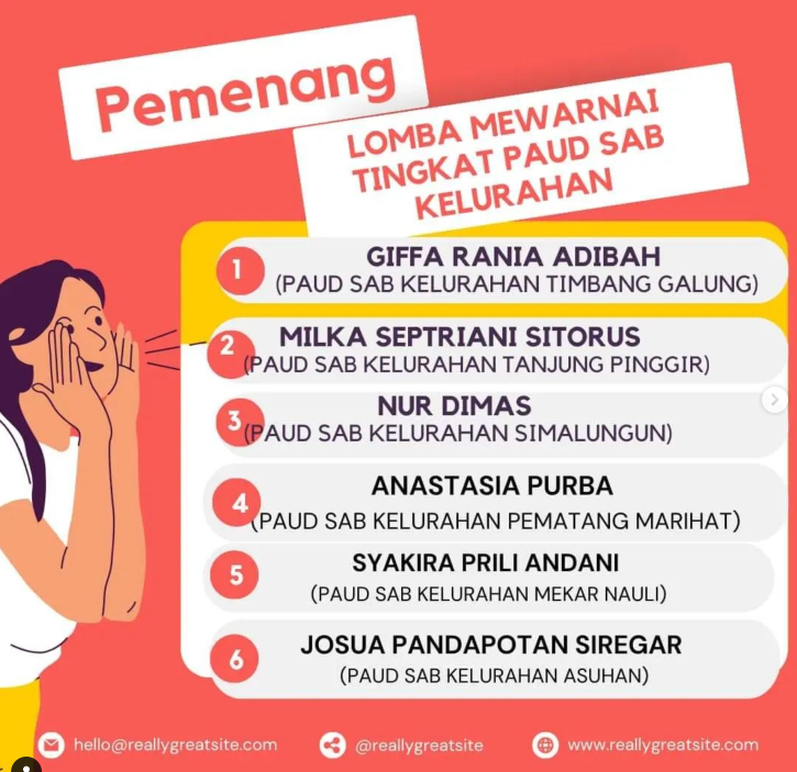 PENGUMUMAN PEMENANG LOMBA LITERASI