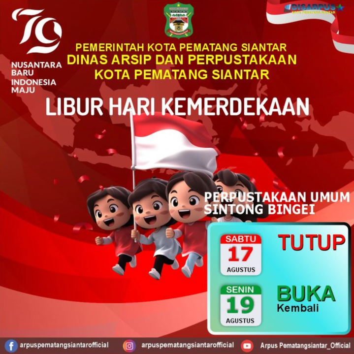 LIBUR LAYANAN HARI KEMERDEKAAN